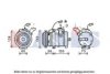 MITSUBISHI 7813A085 Compressor, air conditioning